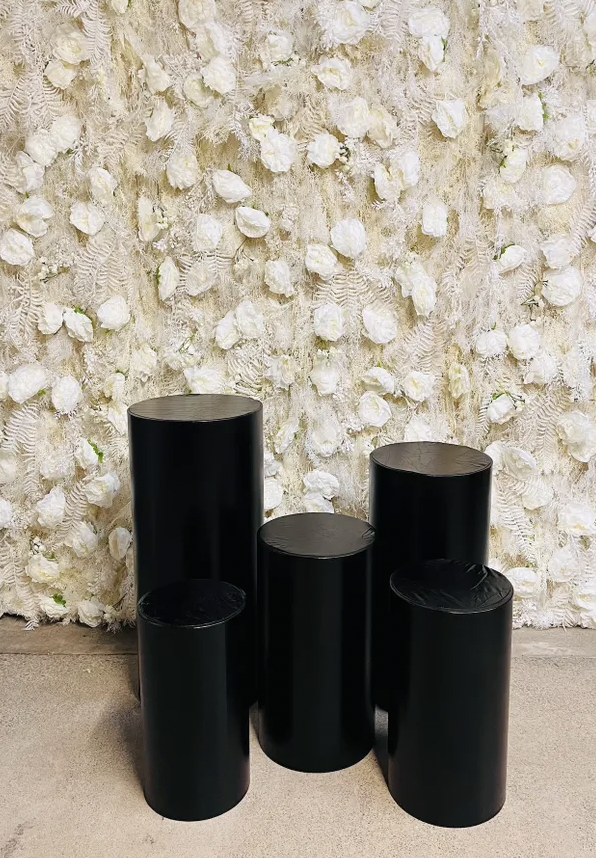 Set of 5 Circular Plinths