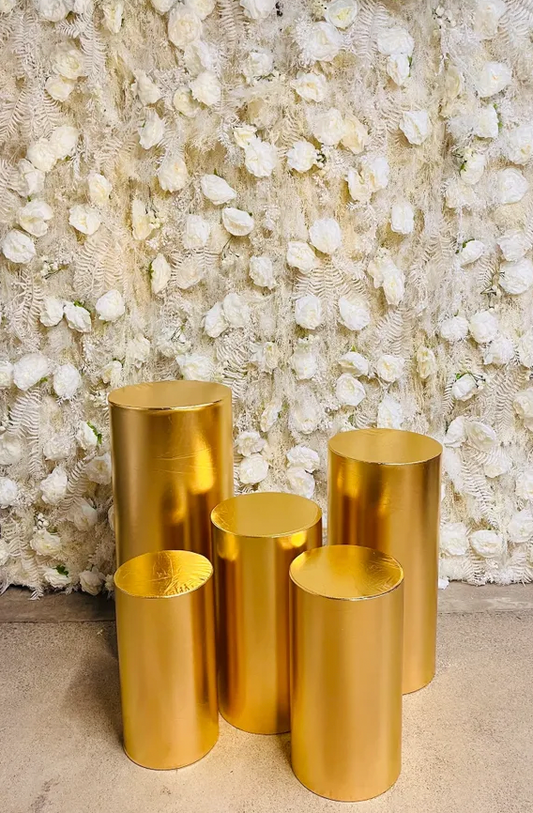 Gold Metallic Plinths