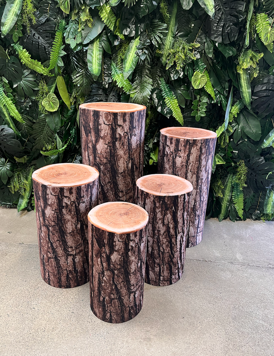 Set of 5 Jungle Plinths